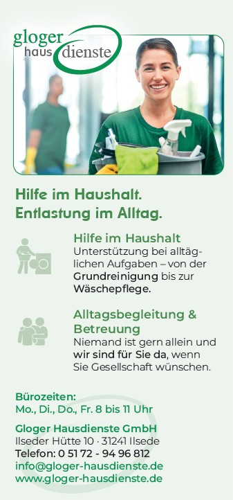Seite aus einem Flyer